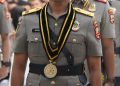Kombes Pol Dr. M. Arsal Sahban, S.H., S.I.K., M.M., M.H. (depan) peraih predikat lulusan terbaik bidang Sanyata Sumanasa Wira Aksara (novelty) dalam Pendidikan Sespimti Polri Dikreg. 34 Gelombang 2. (Foto: Ist./FWP).