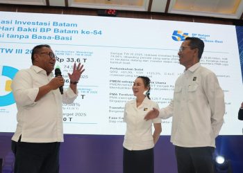 BP Batam menjelaskan bahwa investasi Batam tidak hanya bersifat nominal, tetapi juga berkualitas dan berdampak nyata bagi struktur industri kawasan. (Foto: Humas BP).