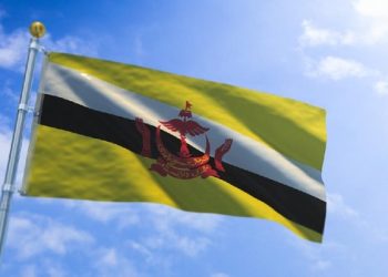 Bendera negara Brunei Darussalam. (Foto: Ist./Getty Images).