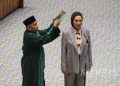 Ir. Hj. Sari Yuliati, MT dilantik menjadi Wakil Ketua DPR menggantikan Adies Kadir dalam Rapat Paripurna di Gedung Parlemen, Jakarta, Selasa, 27 Januari 2026. Sari Yuliati adalah politikus Partai Golkar. (Foto: Ist./ kompas.id).