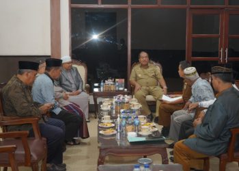 Bupati Asahan Terima Audiensi MUI Kabupaten Asahan.(Foto: Risma./ HMS).