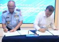 Penandatanganan Berita Acara serah Terima alih status penggunaan Barang Milik Negara. (Foto: Humas BP).