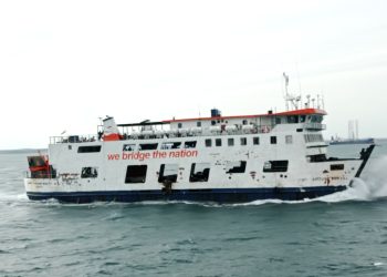 KMP yang melayani rute pelayaran Batam-Tanjung Uban, Bintan (Foto:Putra Gema Pamungkas)