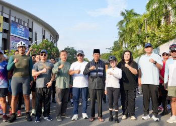 Kegiatan Fun Walk BP Batam bersama Nagoya City Walk. (Foto: Humas BP).