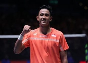 Pebulutangkis Alwi Farhan lolos ke perempat final tunggal putra All England 2026. (Foto: Ist./Dok.PBSI).