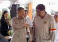 Menteri PKP, Maruarar Sirait (kanan) bersama Ketua Satgas Perumahan Hashim Djojohadikusumo, saat acara Groundbreaking Rusun Subsidi di Meikarta, Bekasi Jawa Barat, Minggu, 8 Maret 2026. (Foto: Ist./ detikcom)