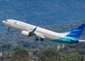 Satu pesawat Garuda saat lepas landas. (Foto: Ist./ detik.com).