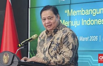 Menko Perekonomian, Airlangga Hartarto.  (Foto: Ist./ CNN Indonesia .