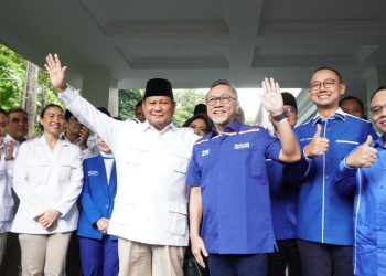 Zulkifli Hasan saat bertemu dengan Presiden Prabowo Subianto. (Foto: Ist./ Liputan6.com).