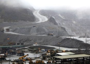 Lokasi tambang PT Freeport Indonesia di Grasberg Papua (Foto: Ist./ Bloomberg).