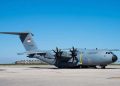 Pesawat Airbus A400M kedua pesanan Indonesia saat tiba di Pangkalan TNI Angkatan Udara (Lanud) Lanud Perdanakusuma, Jakarta Timur. (Foto: Ist./ indonesiadefense.com).