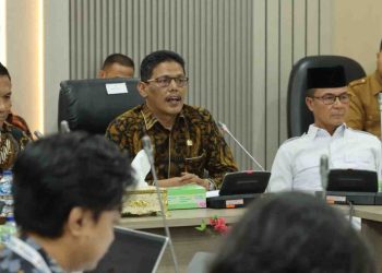 Ketua DPRD Kota Batam, Muhammad Kamaluddin terima audiensi dari KPK RI. (Foto: Humas DPRD).