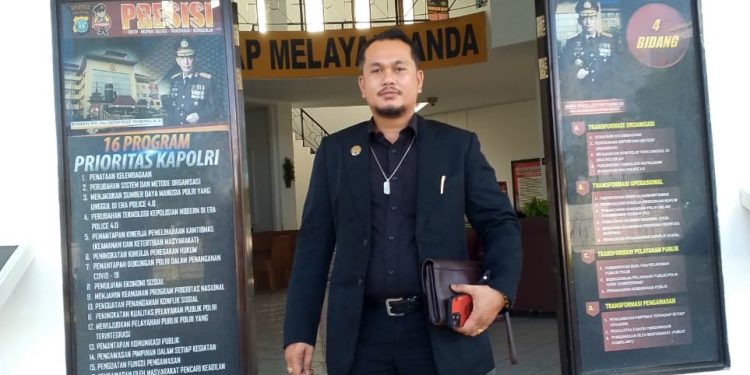 Kuasa hukum Rio F. Napitupulu, S.H., M.H., (Foto: RP/ HMS).