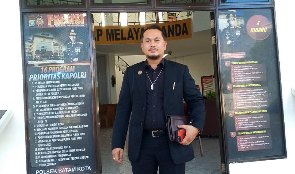 Kuasa hukum Rio F. Napitupulu, S.H., M.H., (Foto: RP/ HMS).