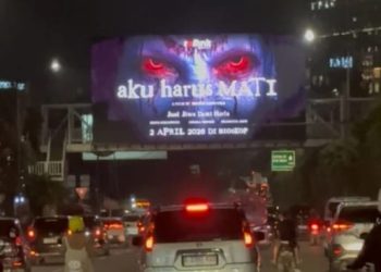 Billboard film Aku Harus Mati. (Foto: Ist./ kumparan.com)