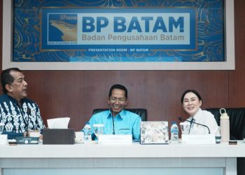 Kepala BP dan wakil Kepala BP menerima kunjungan dari KPK RI dalam rangka koordinasi pencegahan korupsi . (Foto: Humas BP).