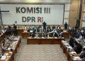 Ruang rapat Komisi III DPR di Kompleks Parlemen Senayan, Jakarta. (Foto: Ist./ detik.com)