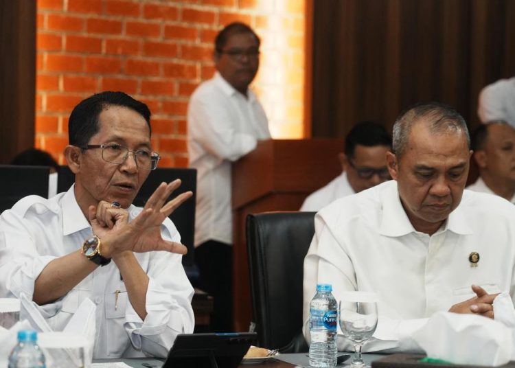 Kepala BP Batam, Amsakar Achmad terima kunjungan peserta Sespimti di Kota Batam. (Foto: Humas BP).