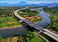 Salah satu ruas proyek jalan tol Trans Sumatra yang dibangun PT Hutama Karya (Persero). (Foto: Ist./Dok. PT Hutama Karya (Persero).