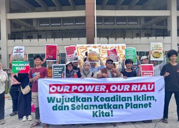 Aksi Hari Bumi 2026 Walhi Riau di Pekanbaru (Dok: Walhi Riau)