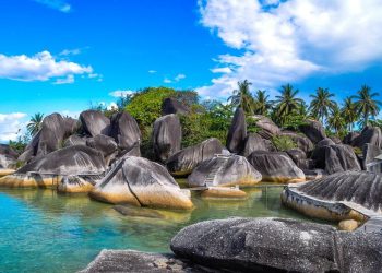 Lokasi wisata Alif Stone Park yang terletak di Desa Sepempang, Kecamatan Bunguran Timur, Kabupaten Natuna, Kepulauan Riau (Foto: Putra Gema Pamungkas)