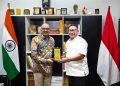 Konsul Jenderal India di Medan, Ravi Shankar Goel kunjungan kerja ke kantor Deputi Bidang Investasi BP Batam, Fary Djemy Francis. (Foto: Humas BP).