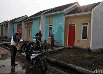 Salah satu kompleks perumahan yang difasilitasi kredit BTN. (Foto: Ist./detikcom).