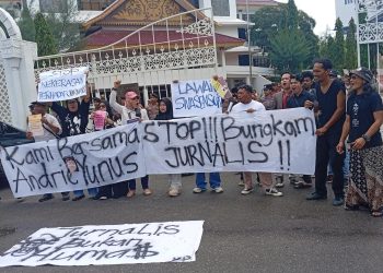 Peringatan Hari Pers Internasional di Batam. (Liputan6.com)