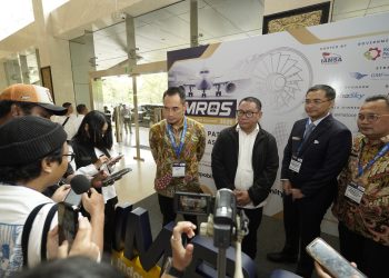 Direktur Utama GMF AeroAsia Andi Fahrurrozi saat ditemui di Kota Batam (Foto: Putra Gema Pamungkas)