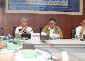 Deputi Bidang Investasi BP Batam, Fary Francis, tunda pemberlakuan kenaikan tarif peti kemas. (Foto: Humas BP).