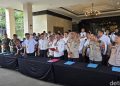 Acara PN Jakpus resmi menyerahkan lahan dan 15 bangunan Hotel Sultan kepada pemerintah, Kamis, 18 Juni 2026. (Foto: Ist./ detikcom).