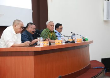 Dialog bersama asosiasi pelaku usaha, operator terminal, pelaku logistik, pengguna jasa, dan berbagai pemangku kepentingan di Conference Hall IT Center BP Batam, Kamis, 25 Juni 2026. (Foto: Humas BP).