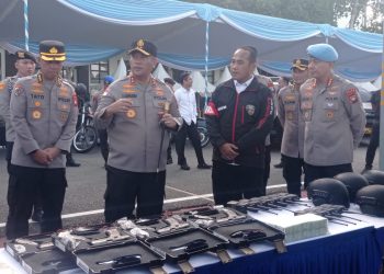 Kapolda Kepulauan Riau Irjen Pol Asep Safrudin saat meninjau Unit Reaksi Cepat (Foto: Putra Gema Pamungkas)