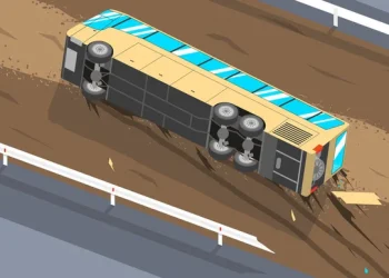Ilustrasi kecelakaan bus (Dok: HMStimes)