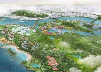 Pulau Brani akan dikembangkan jadi destinasi wisata baru Singapura. (Foto: Ist./ Sentosa Development Corporation).
