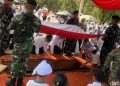Upacara pemakaman jenazah Rachmat Gobel di TMP Kalibata, Jakarta Selatan, Jumat, 10 Juli 2026. (Foto: Ist./ detik.com).