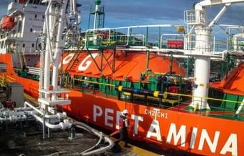 PT Pertamina Patra Niaga kedatangan sekitar 45,9 ribu metrik ton liquefied petroleum gas (LPG) dari Amerika Serikat untuk memperkuat pasokan energi nasional. (Foto: Ist./Arsip Pertamina Patra Niaga).