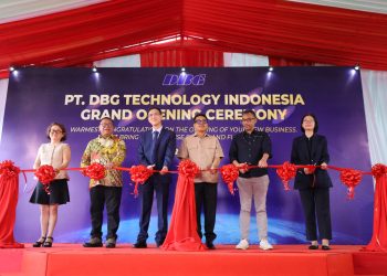 Peresmian PT DBG Technology Indonesia di Panbil Industrial Estate, Batam, Senin, 20 Juli 2026. (Foto: Humas BP).