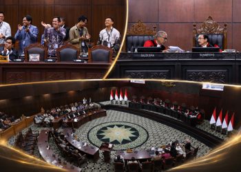 Suasana sidang Pengucapan Putusan Pengujian Undang-Undang tentang pemisahan Anggaran Makan Bergizi Gratis (MBG), di Ruang Sidang MK, Kamis, 30 Juli 2026. (Foto: Ist./ wnn.co.id).