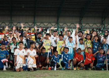 Turnamen sepakbola usia dini. (Foto: Humas BP).