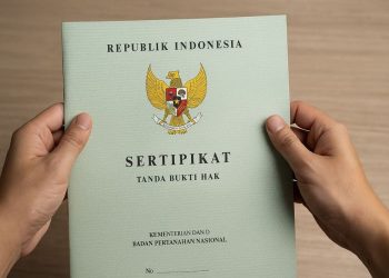 Bentuk sertifikat tanah analog. (Foto: Ist./ sinarmasland.com).