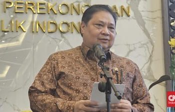 Menteri Koordinator bidang Perekonomian, Airlangga Hartarto. (Foto: Ist./ cnnindonesia.com).