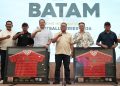 Welcome dinner timnas Indonesia dengan Batam prime Internasional. (Foto: Humas BP).