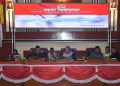 Rapat paripurna penyampaian KUPA dan PPAS APBD tahun anggaran 2026 di kantor DPRD Lingga. (Foto: HMS./ Paino).