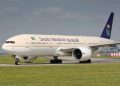 Pesawat Boeing 777 milik Saudia maskapai penerbangan nasional Arab Saudi. (Foto: Ist./ rebius).