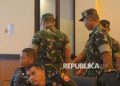 Empat terdakwa anggota Badan Intelijen Strategis (BAIS) TNI usai menjalani sidang perdana kasus penyiraman air keras terhadap Wakil Koordinator KontraS, Andrie Yunus, di Pengadilan Militer II-08 Jakarta, Rabu, 29 April 2026. (Foto: Ist./ republika.co.id).