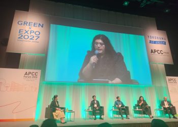Anggota/Deputi Bidang Pelayanan Umum BP Batam, Ariastuty Sirait, menjadi salah satu narasumber dan panelist dalam sesi bertajuk “Developing a Bankable Waste to Energy Project in Batam: Challenges, Lessons and Partnership Opportunities” pada 4 September. (Foto: Humas BP).