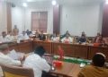 RDPU DPRD bersama masyarakat tentang perselisihan dugaan tumpang tindih lahan di Bukit Ayu, Tanjung Piayu. (Foto: HMS./ Ist).