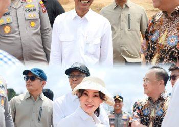 Kepala BP dan Wakilnya menghadiri acara groundbreaking Sekolah Merah Putih di Rempang. (Foto: Humas BP).