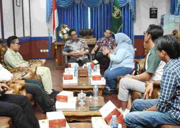 Pengurus Ikatan Jurnalis Televisi Indonesia silaturahmi ke kantor DPRD Kota Batam. (Foto: Sekretariat DPRD).